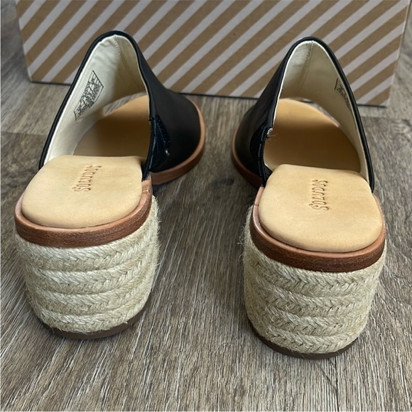 NWT Anthropologie Soludos Capri Mule Leather Black Size 5 - Picture 7 of 12